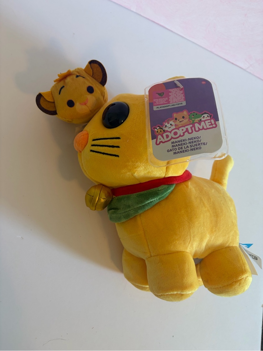 Adopt me lucky cat plush Roblox with game code!